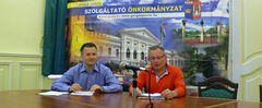 Dr. G�rg�nyi Ernő �s S�s Imre. Fot�: Gyulai H�rlap - Hargittai �va