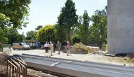 Bokr�taavat�t rendeztek a Gyulai V�rf�rdőben - az �p�t�si munk�latok sor�n el�rt�k legmagasabb pontot