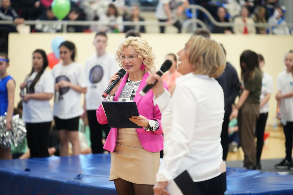 A Légy egészséges! Légy tudatos! Légy egészségtudatos! program döntőjének ügyességi versenye