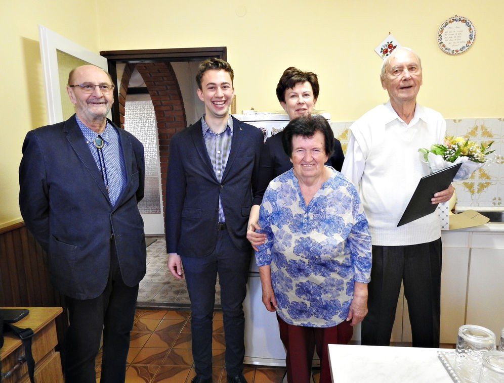 Fekete Józsefet köszöntötték 90. születésnapja alkalmából 