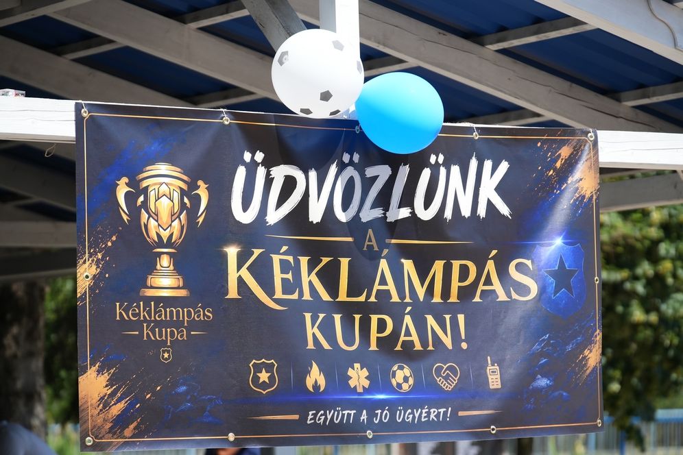 III. Kéklámpás Kupa - Jótékonysági esemény a gyermekosztályért - Megnyitó és futballtorna