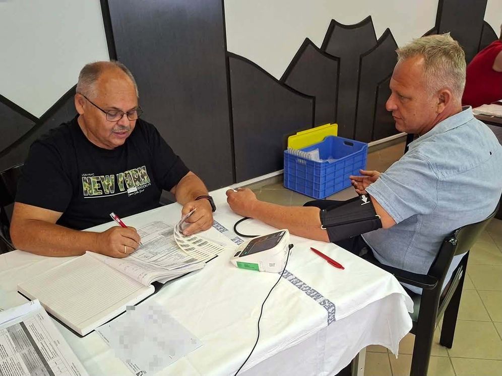 A Gyulai Rendőrkapitányságon is vért adtak 