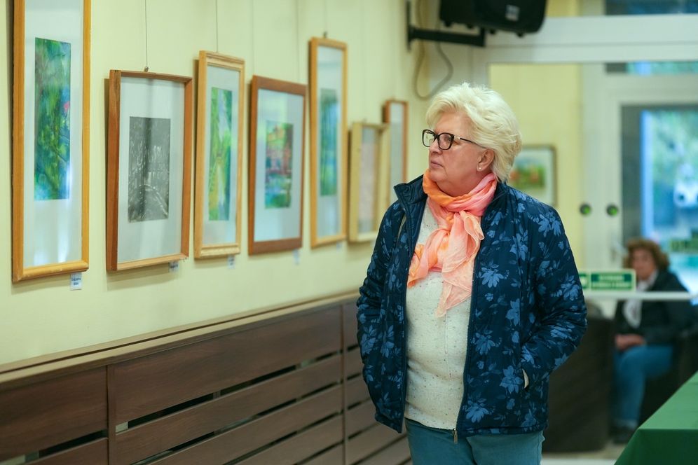 Pongrácz Zoltán Visszatekintés Gyulára c. tárlatának megnyitója